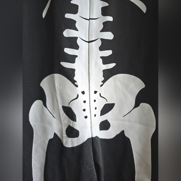 NWT! Tipsy Elves, Skeleton Bodysuit Costume, Black/White, Size Large -$79.95 - Picture 13 of 16